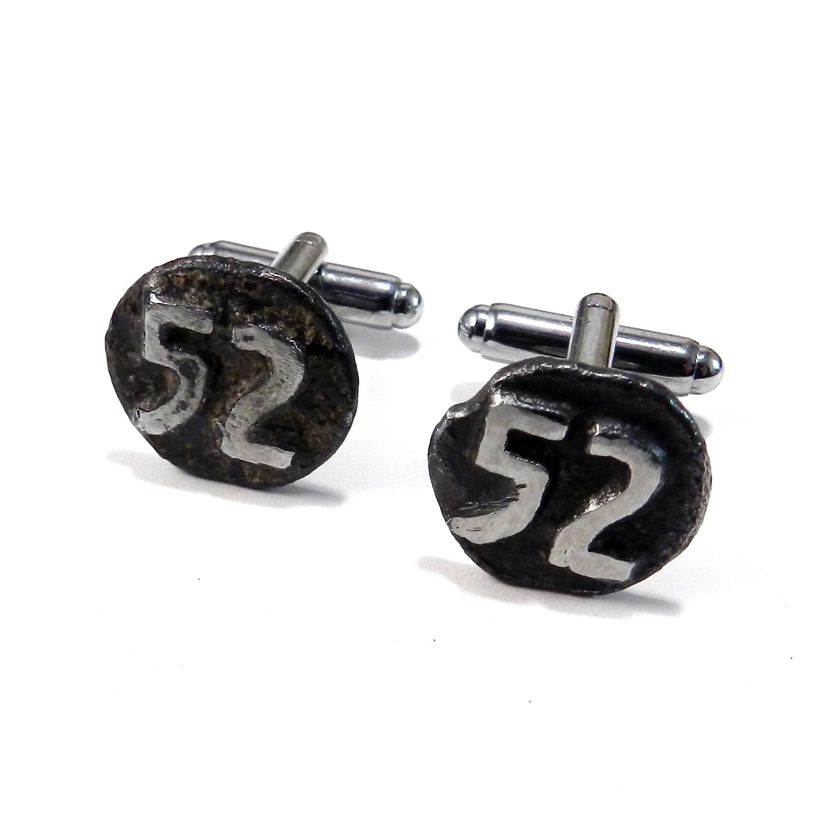 1952 Railroad Date Nail Cufflinks