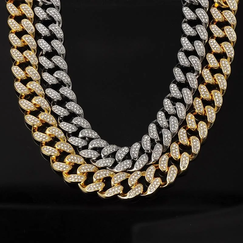 20mm Iced Out 18K Gold Miami Cuban Link