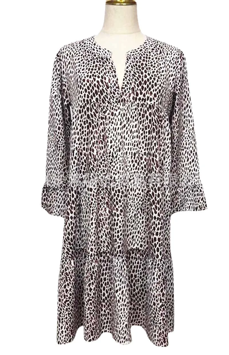 Animal Print Casual Frock style Dress