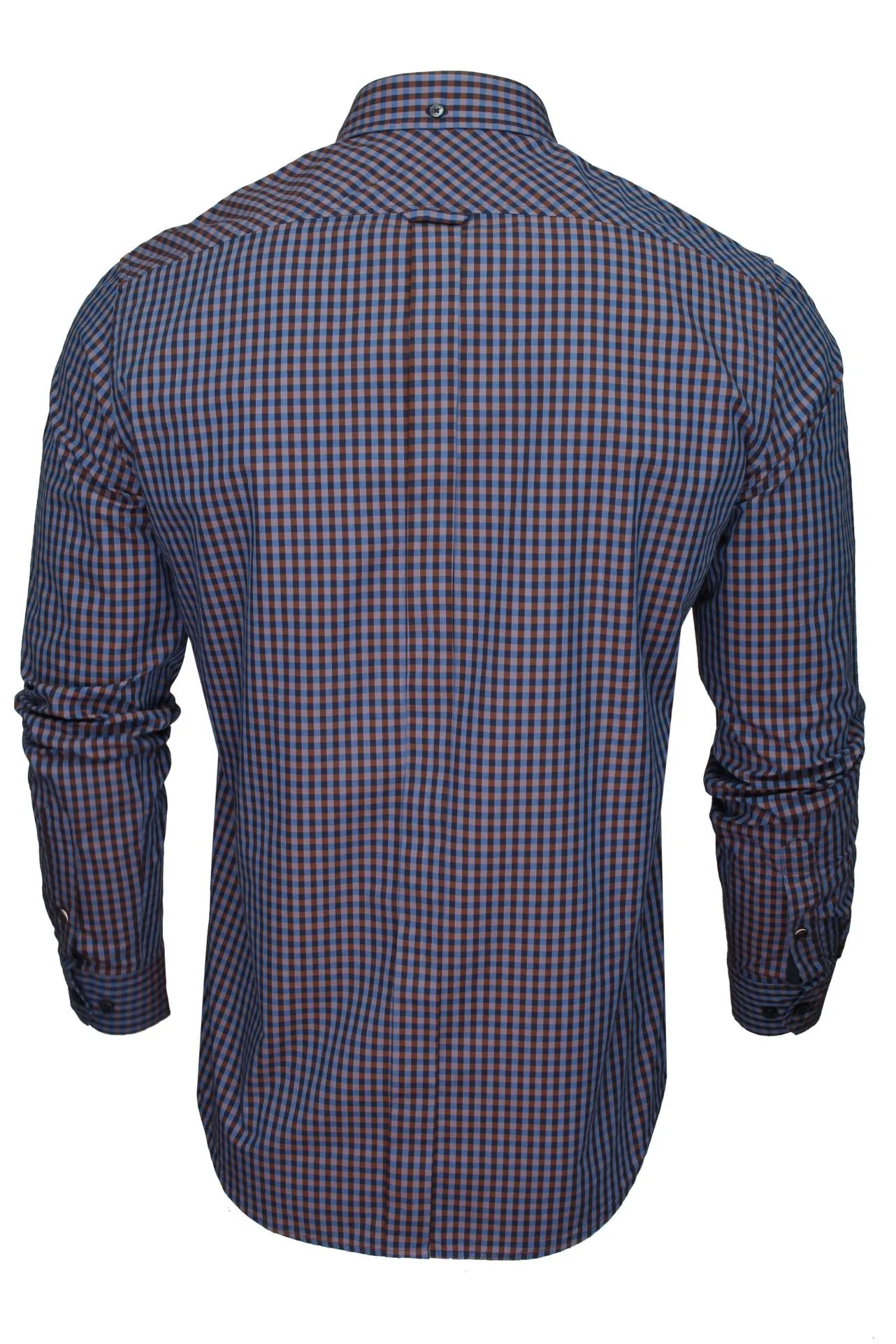 Ben Sherman Mens Gingham Check Shirt - Long Sleeved