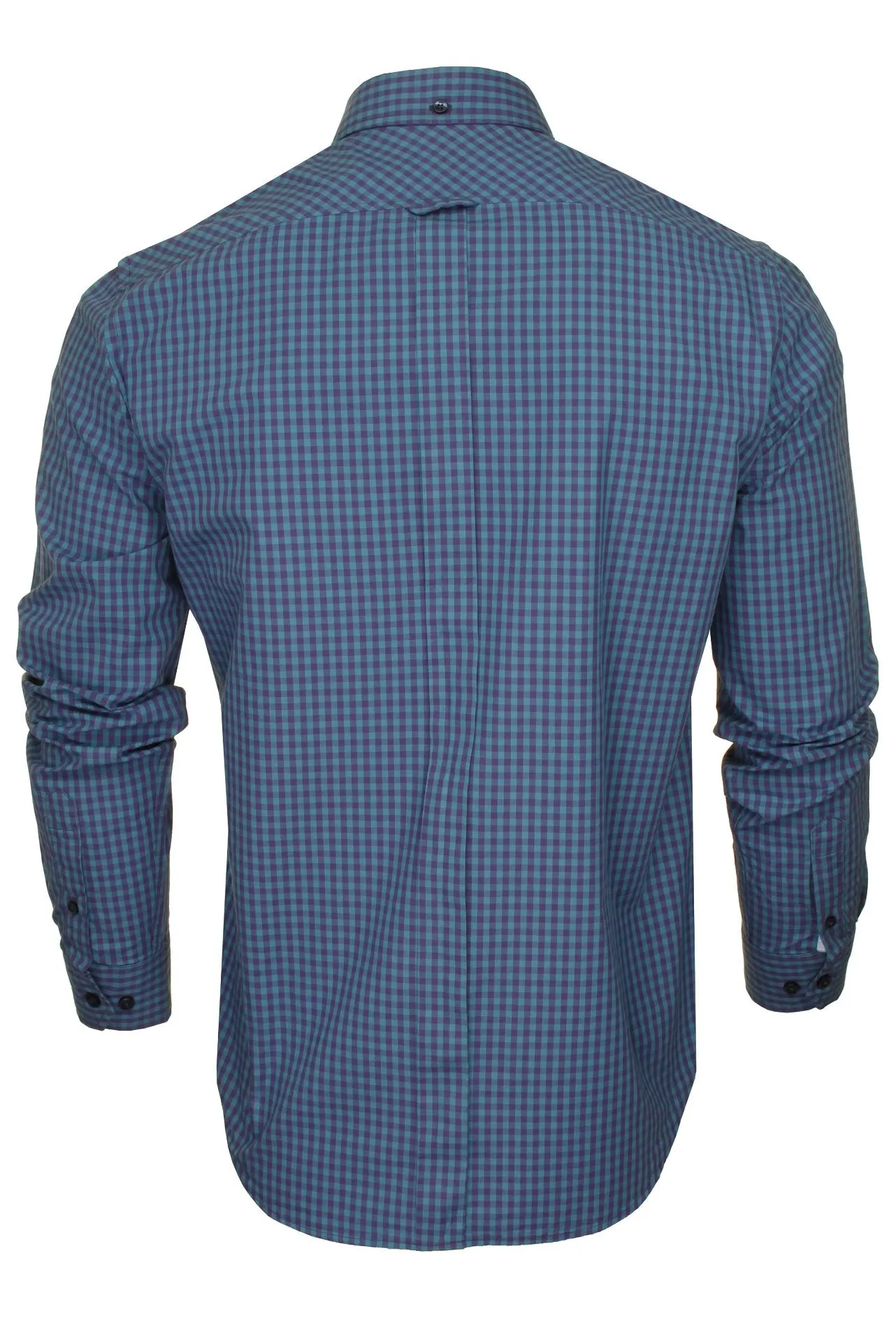 Ben Sherman Mens Gingham Check Shirt - Long Sleeved