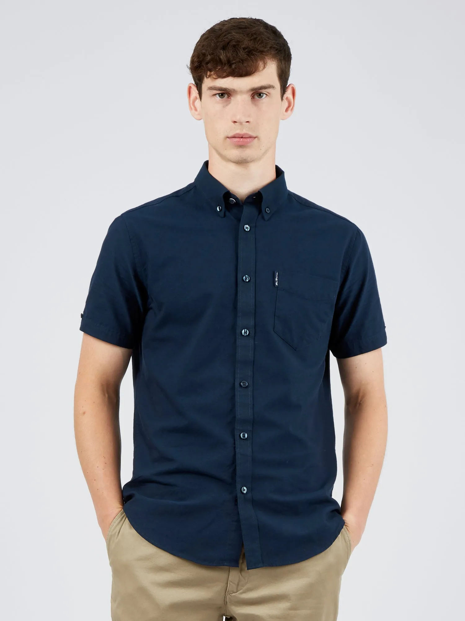 Ben Sherman Mens Shirt 'Signature Oxford' - Short Sleeved