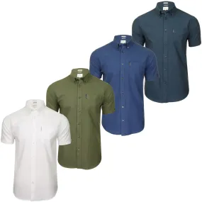 Ben Sherman Mens Shirt 'Signature Oxford' - Short Sleeved