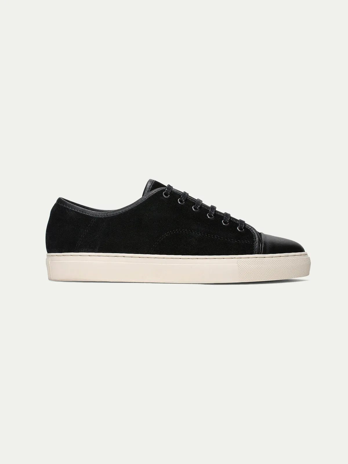 Black Cap-toe Sneaker