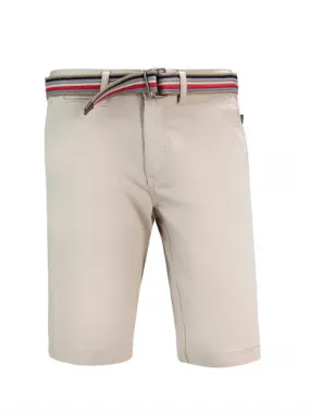 BRUHL Fano Cotton Stretch Chino Shorts/Stone - New SS24