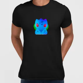 Bulbasaur Dual-Type Grass Poison Pokémon Go Crew Neck Black Tee