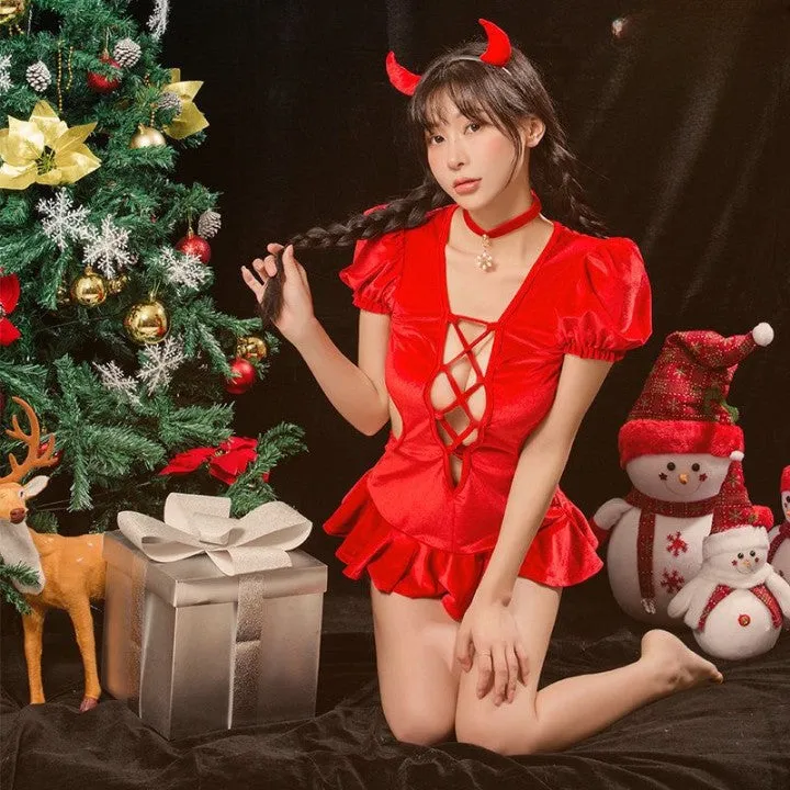 Christmas cos devil dress KF705728