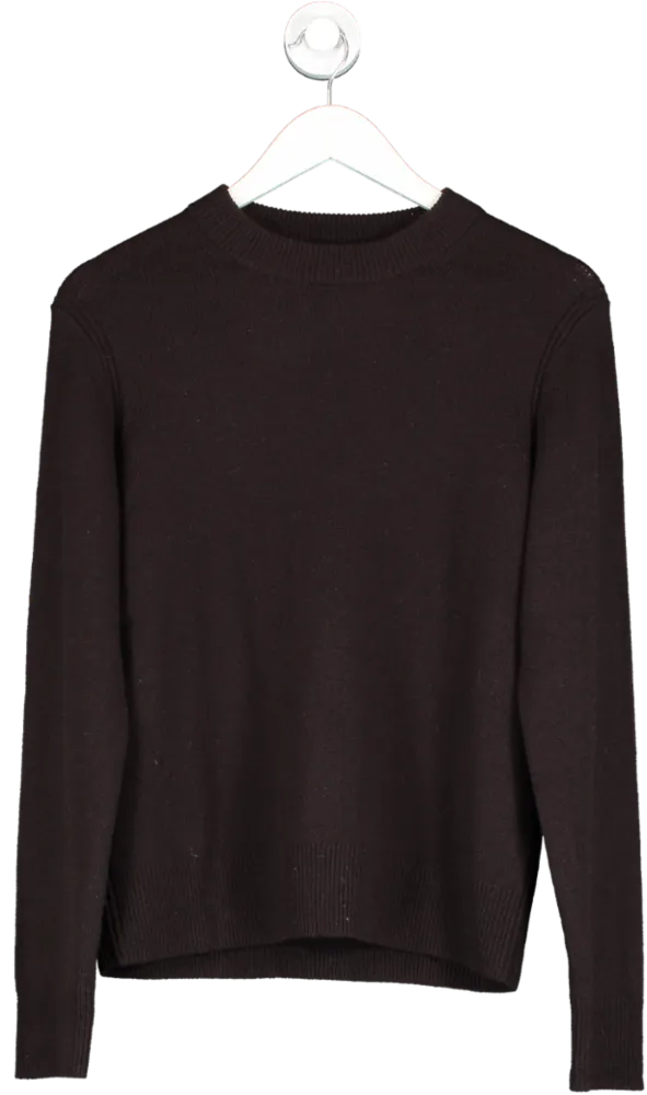 cos Brown Cashmere Jumper UK S