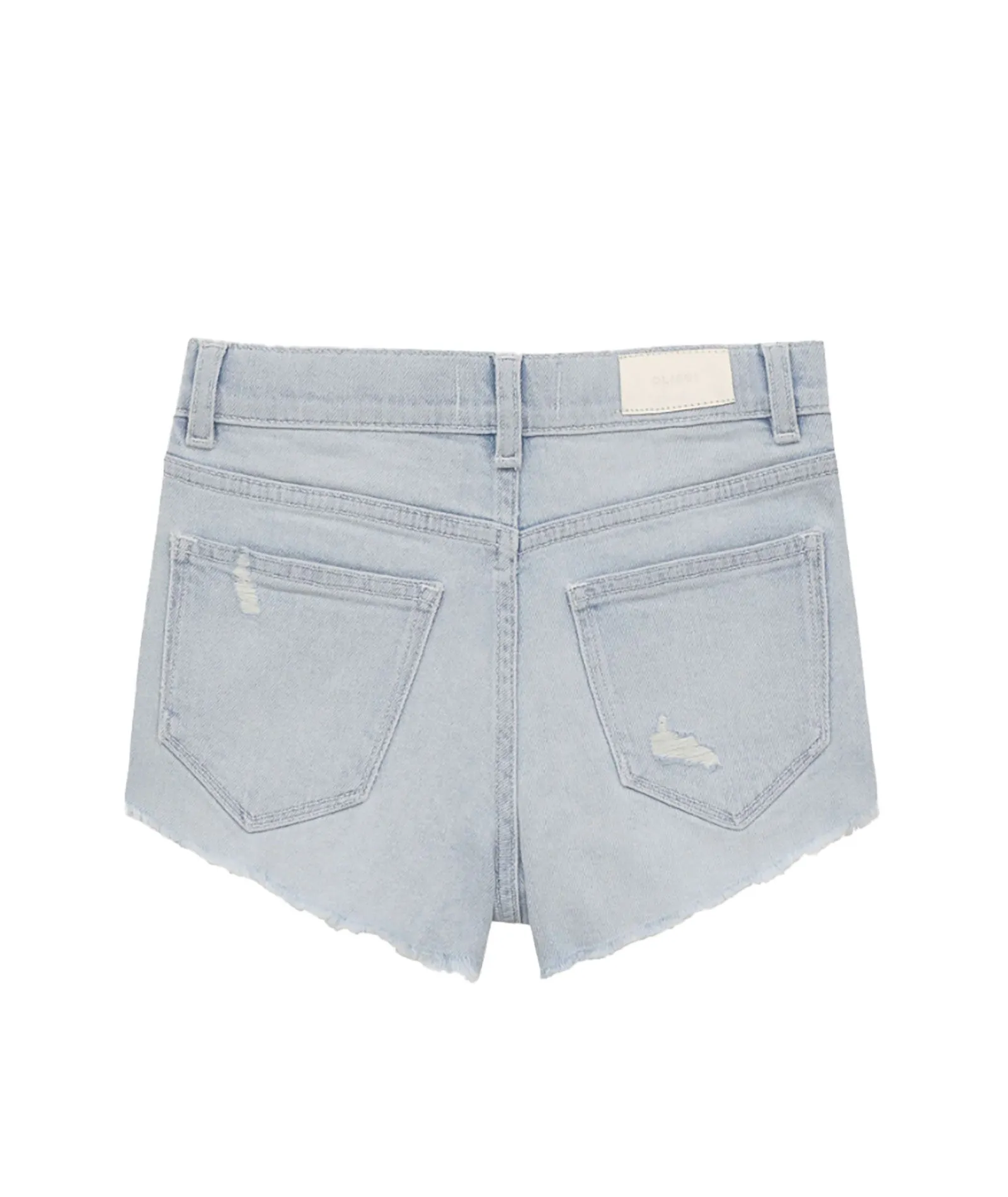 DL1961 Girls Lucy Poolside Distressed High Rise Cut Off Shorts