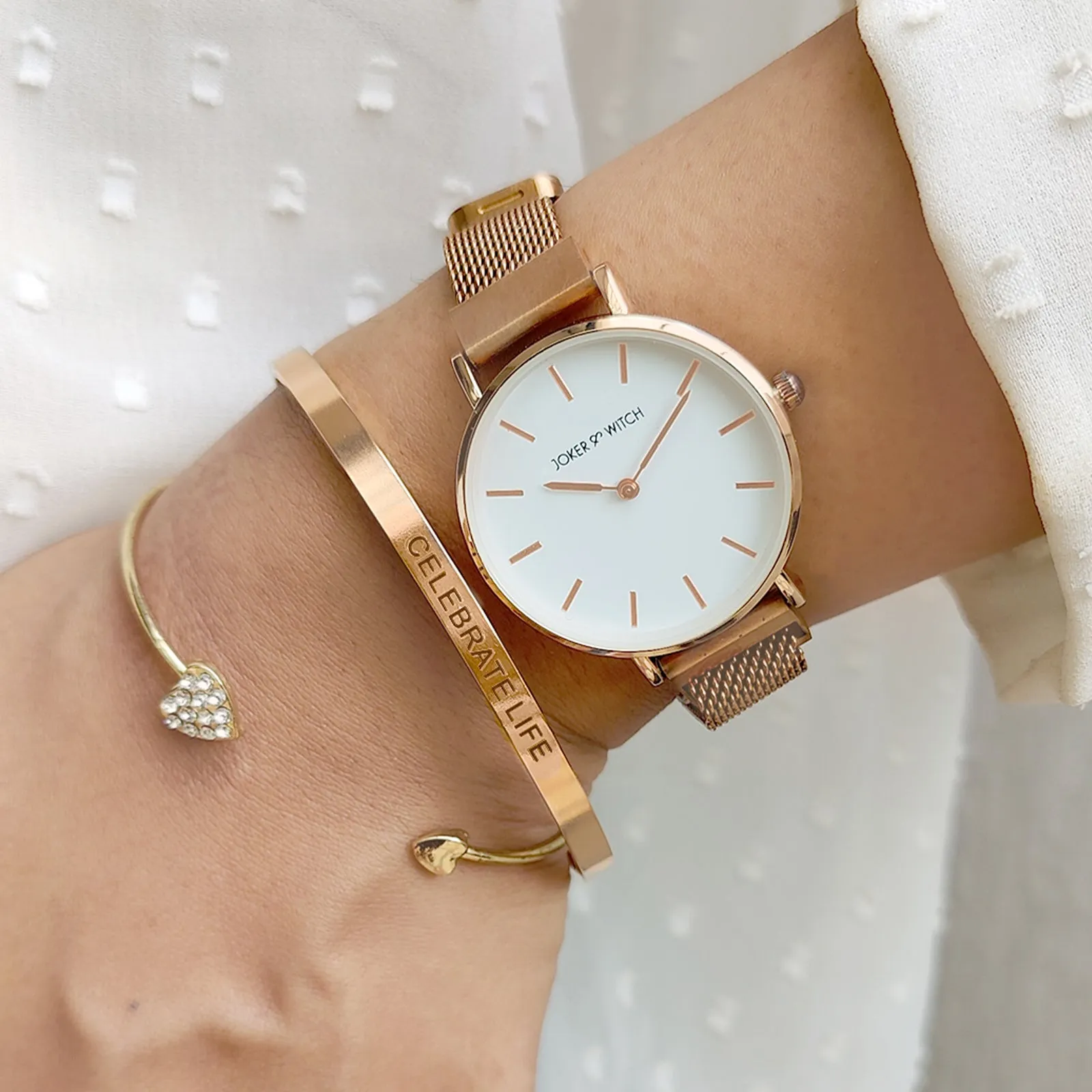 Elisa Watch Bracelet Stack