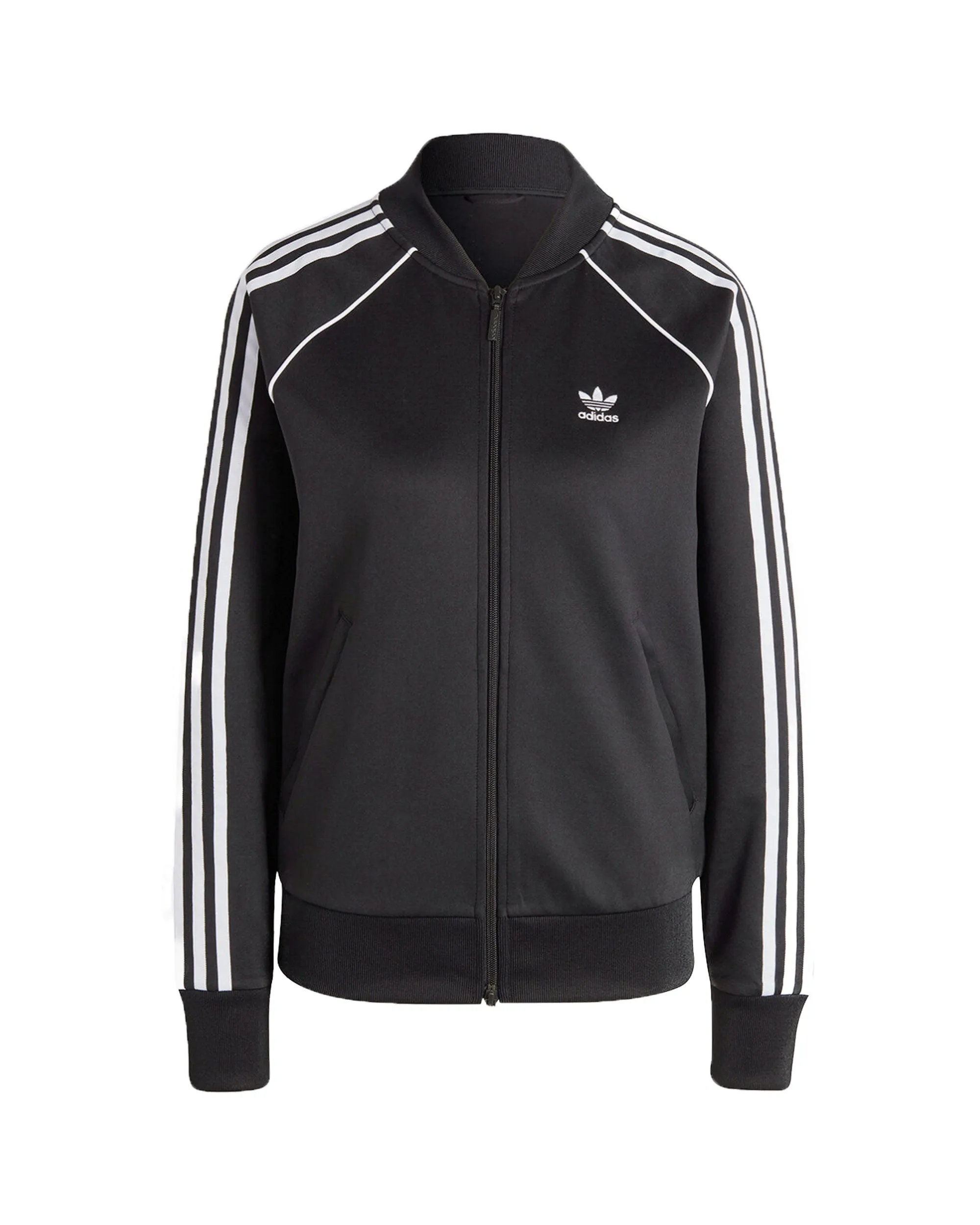 Felpa Donna Adidas Superstar Track Top Nero