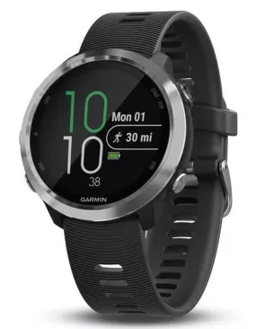 Garmin Forerunner 645 Smartwatch - GPS - Garmin Pay - Black Silicone Band