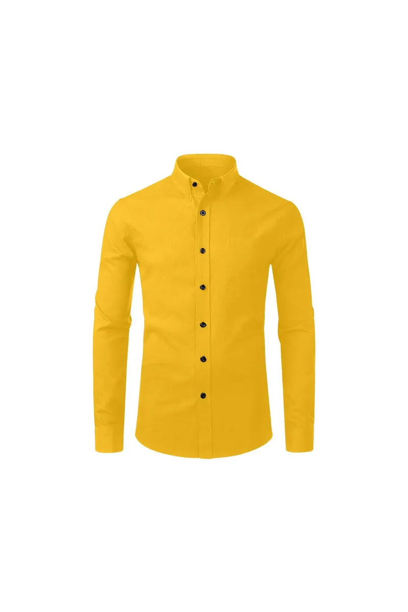 Gold Casual Dress Shirt