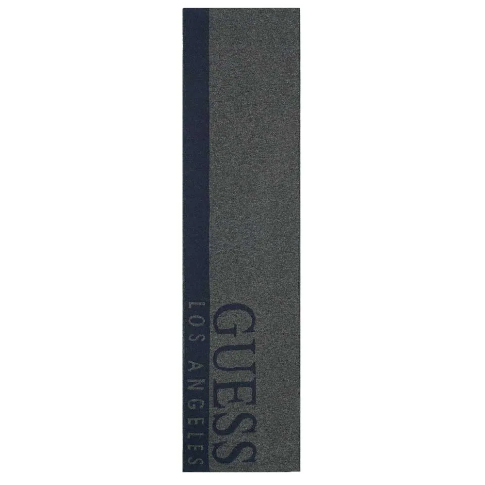 Guess Two-Tone Logo Scarf Gift Box - Grey