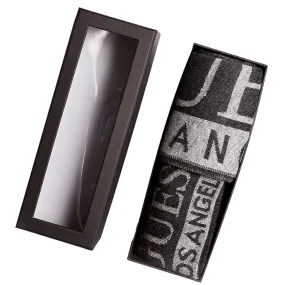 Guess Two-Tone Logo Scarf Gift Box - Grey