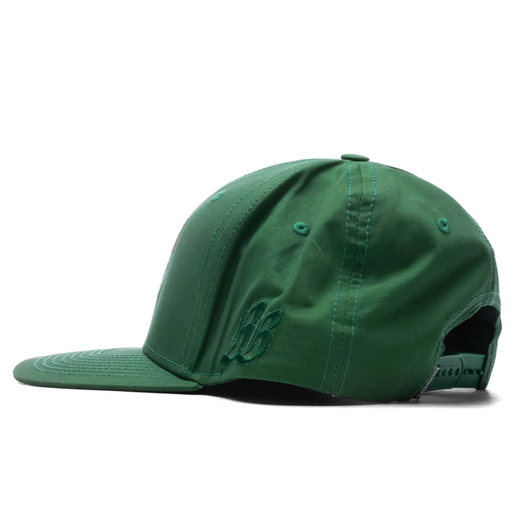 Helmet Track Snapback Hat - Garden Green