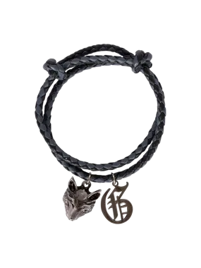 Icon Braided Leather Bracelet