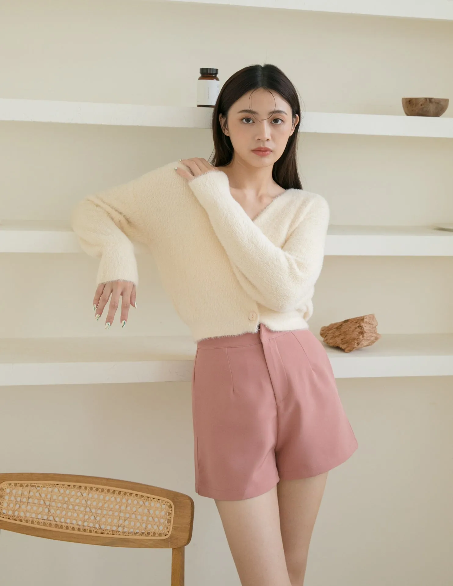 Jamie Shorts in Tea Rose