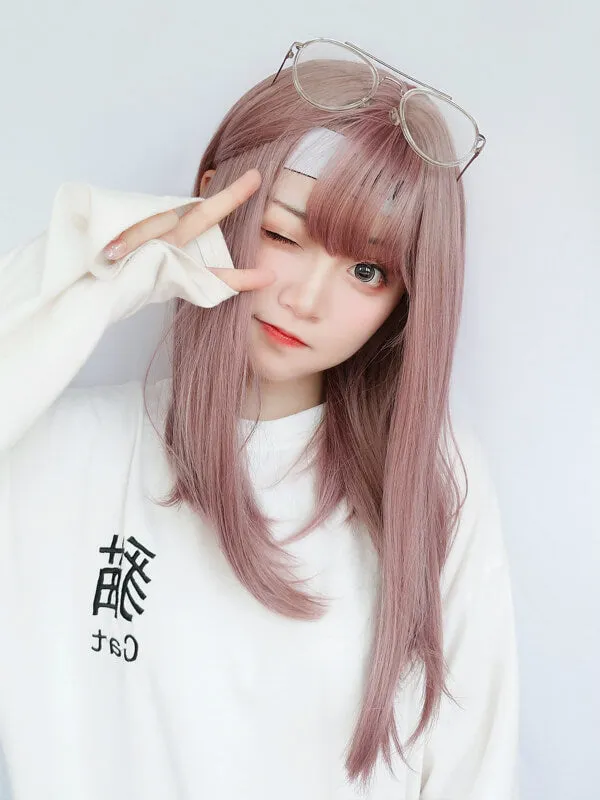 LOLITA MILKY LAVENDER COS MEDIUM LONG STRAIGHT WIG BY61105