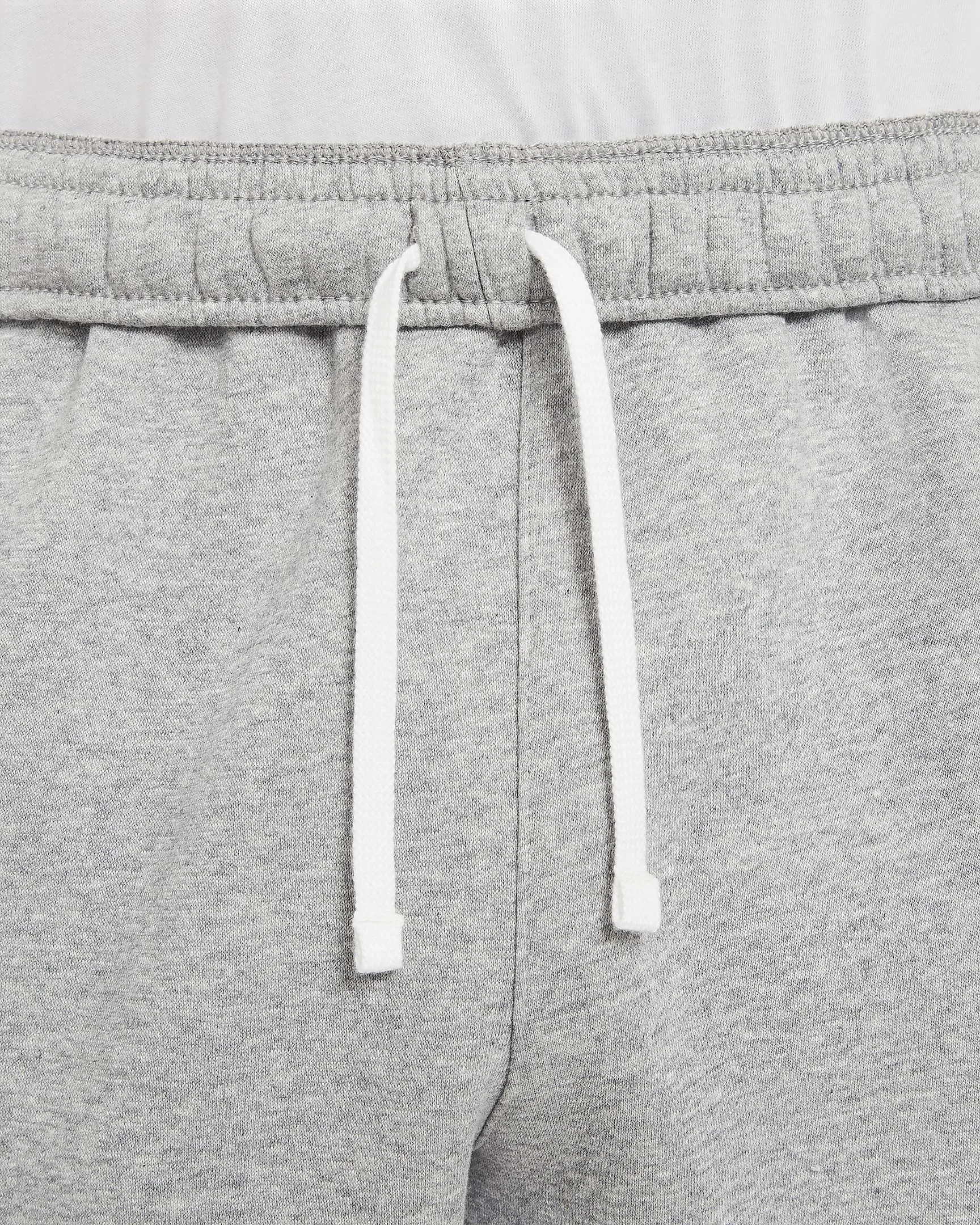 Nike Men's Sportswear Club Shorts - Dark Grey Heather / White