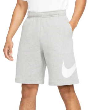 Nike Men's Sportswear Club Shorts - Dark Grey Heather / White