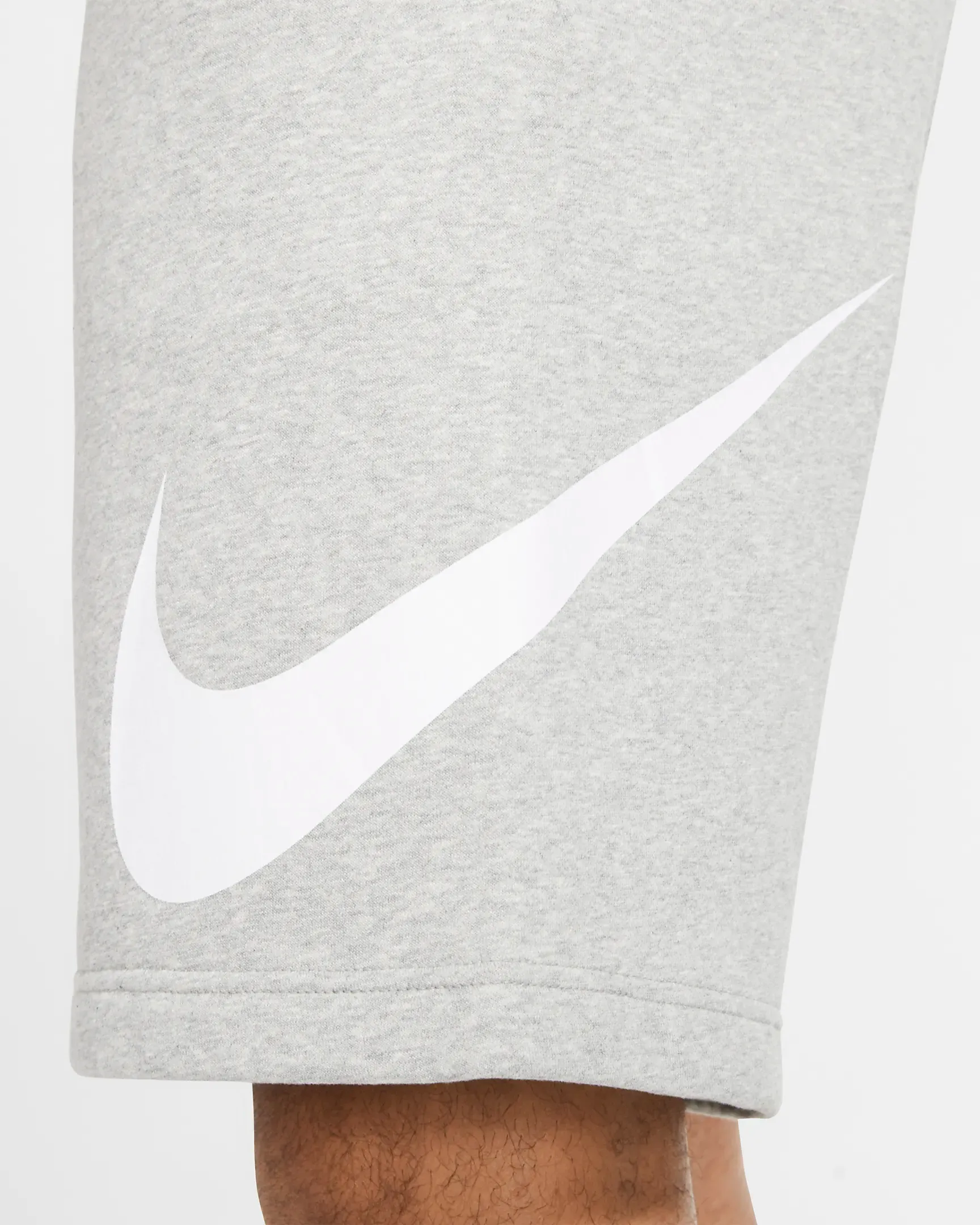 Nike Men's Sportswear Club Shorts - Dark Grey Heather / White