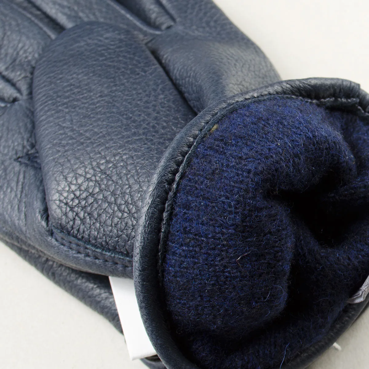 Norse Projects x Hestra - Salen Leather Gloves - Navy