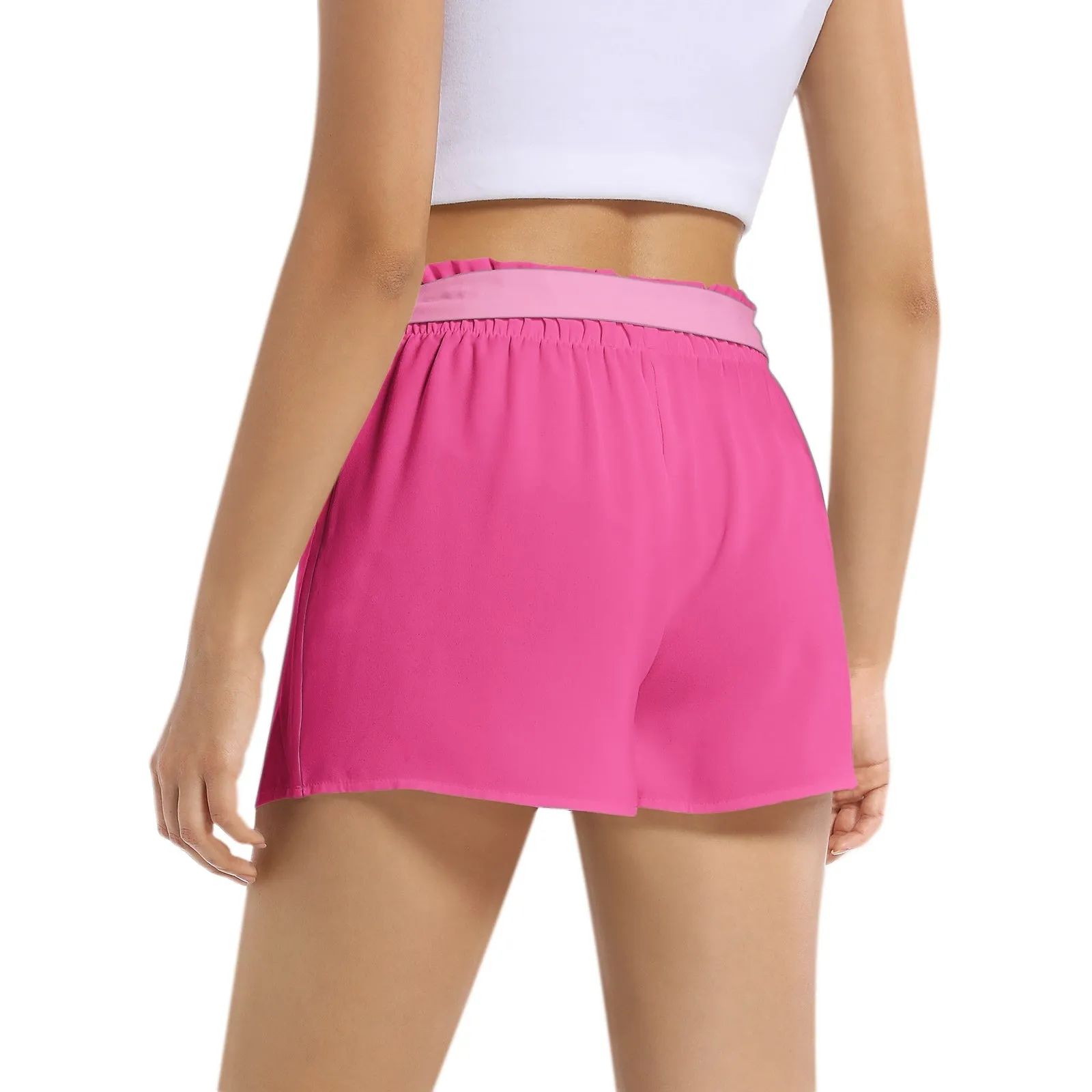 Pink Power Women's Belted Short