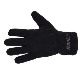 Santini Pile Full Gloves - Black