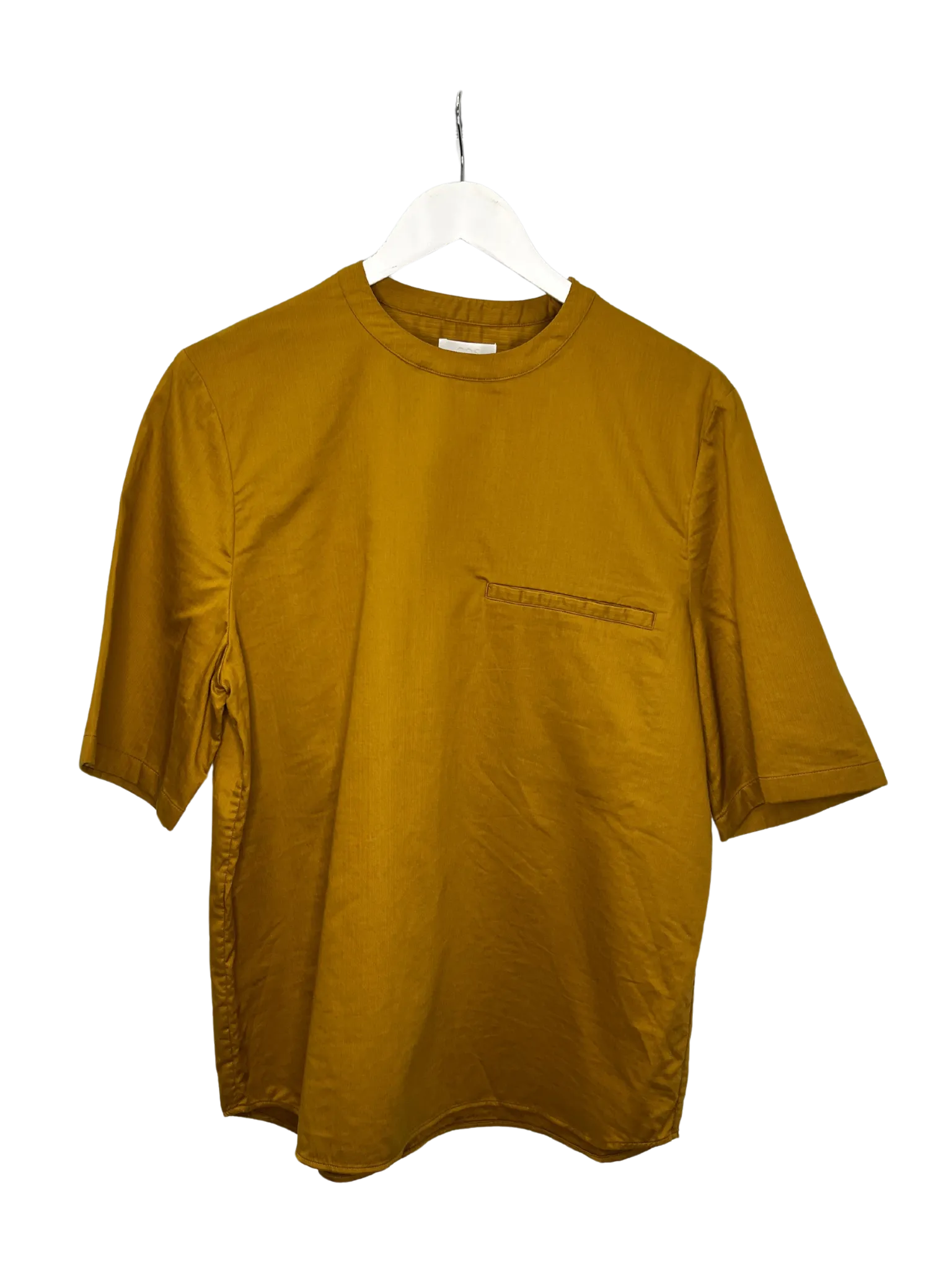 Size S - COS Cotton Mustard Top