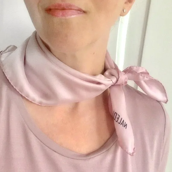 Square silk scarf