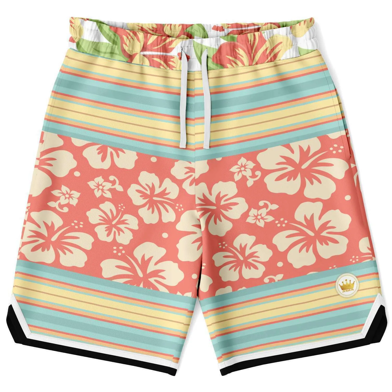 Surf's Up Kowabunga Unisex Basketball Shorts