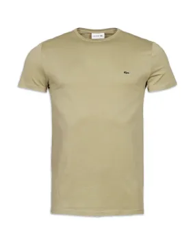 T-Shirt Uomo Lacoste Basic Logo beige