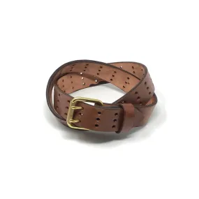 The Black Acre Scoundrel Dual Prong Belt Brown