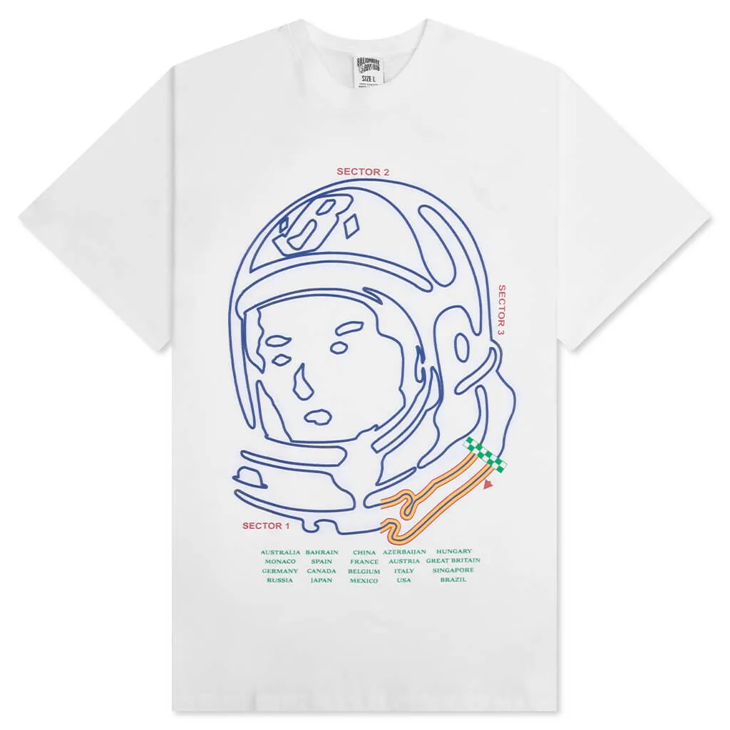 Track S/S Tee - Bleach White