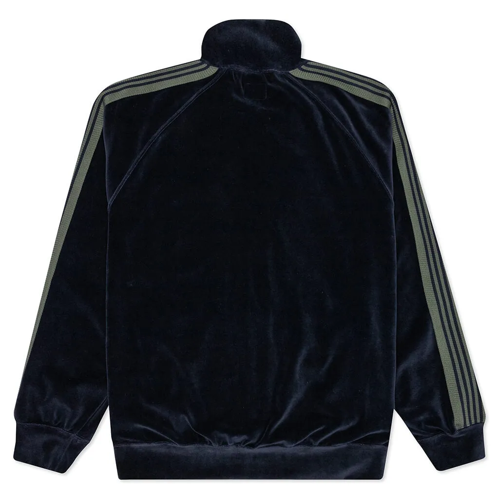 Velour R.C. Track Jacket - Navy