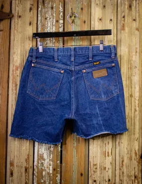 Vintage Wrangler Cutoff Denim Shorts Dark Wash 32w